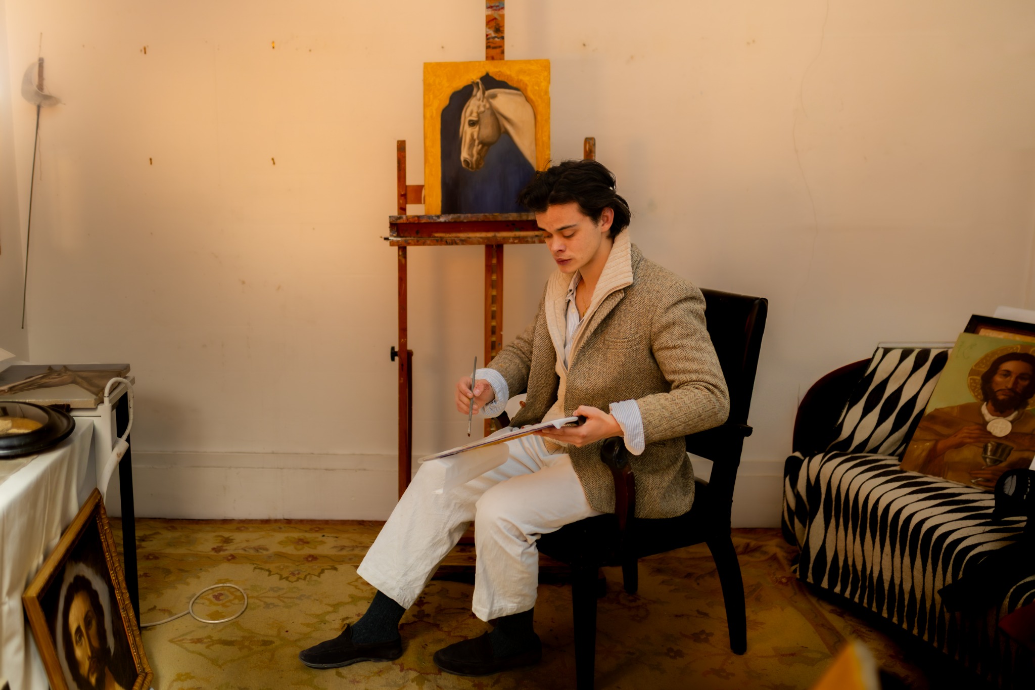 Dans l’atelier du peintre